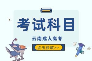 2025年云南省成人高考专升本考试科目有哪些