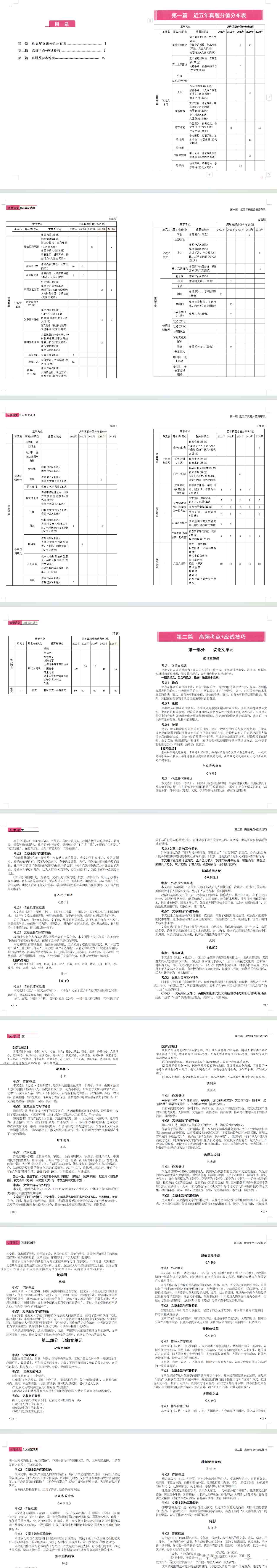 云南成人高专升本语文复习资料